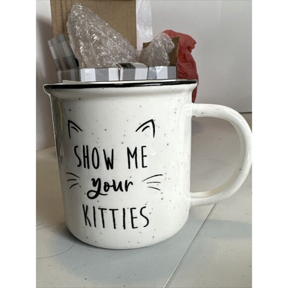 Mainevent Coffee Mug Show Me Your Kitties Made In USA NIB - Picture 3 of 14